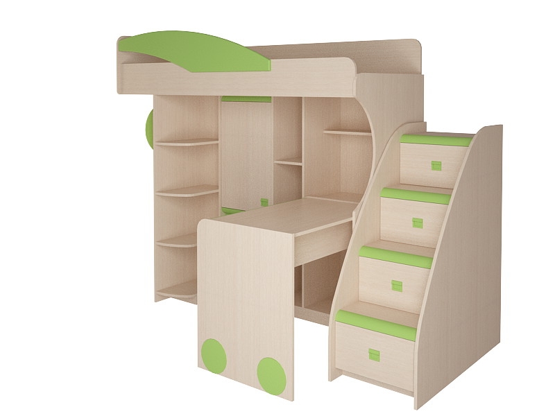 Набор мебели для детской "Солнышко №41"+тумба с откидными дверцами
